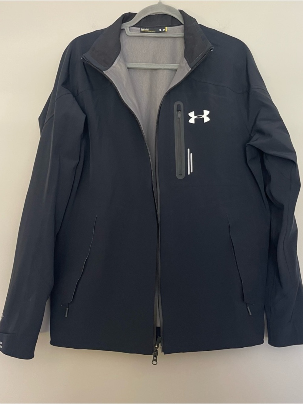 Under Armour Black Softshell Jacket with Reflective Logo